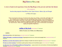 Tablet Screenshot of bighistorysite.com